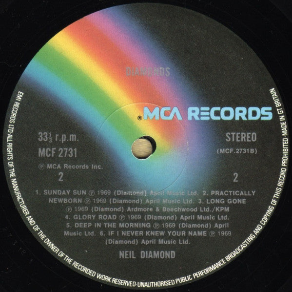 Neil Diamond : Diamonds (2xLP, Comp)