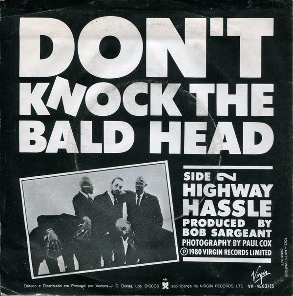 Headline (5) : Don't Knock The Bald Head (7", Single)