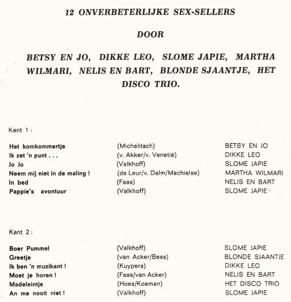 Various : Wat Hoor Ik... (LP)