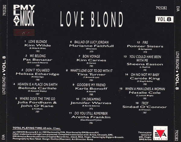 Various : Play My Music Vol 8 - Love Blond (CD, Comp)