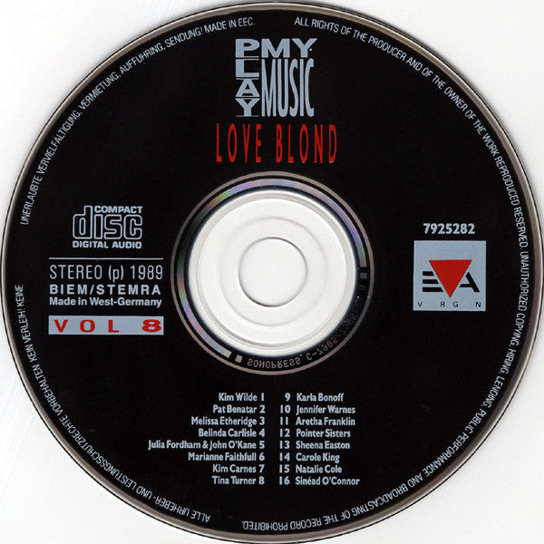 Various : Play My Music Vol 8 - Love Blond (CD, Comp)