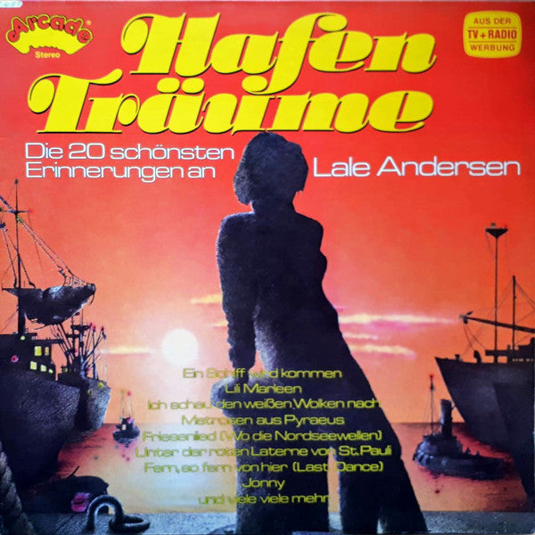 Lale Andersen : Hafen Träume (Die 20 Schönsten Erinnerungen An Lale Andersen) (LP, Comp)