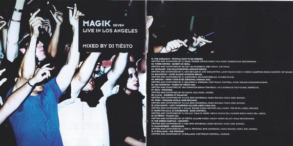 DJ Tiësto : Magik Seven: Live In Los Angeles (CD, Comp, Mixed)