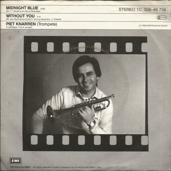 Piet Knarren : Midnight Blue (7", Single)