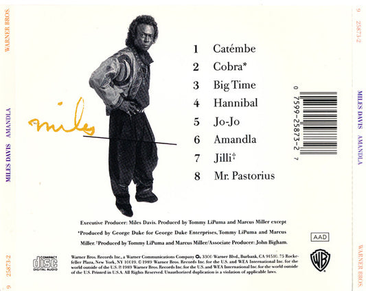 Miles Davis : Amandla (CD, Album)