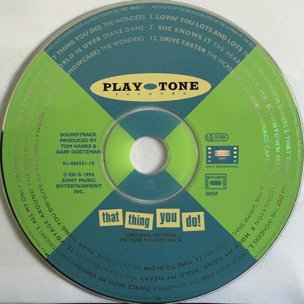 Various : That Thing You Do! - Original Motion Picture Soundtrack (CD, Album)