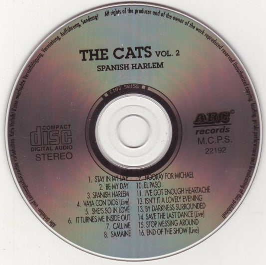 The Cats : Vol.2 Spanish Harlem (CD, Comp)
