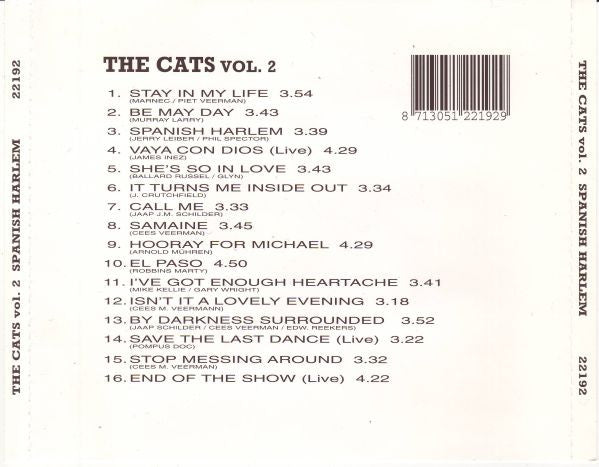 The Cats : Vol.2 Spanish Harlem (CD, Comp)