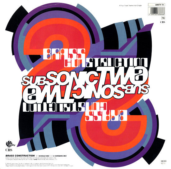 Subsonic 2 : We Go Subsonic / Brass Construction (12", Single)