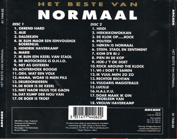 Normaal : Het Beste Van Normaal (2xCD, Comp)