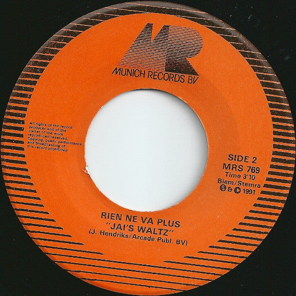 Rienne Va Plus : Memory Lane (7", Single)