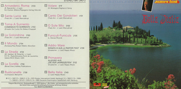 James Last : Bella Italia (CD, Comp)