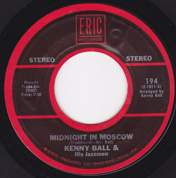 Kenny Ball And His Jazzmen / Sounds Orchestral : Midnight In Moscow / Cast Your Fate To The Wind (7")