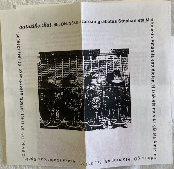 Portobello Bones / Gutariko Bat : Euskalerriko Emakume Batentzat (7", Spl)