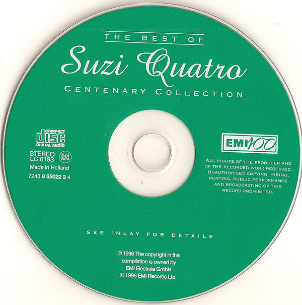 Suzi Quatro : The Best Of Suzi Quatro (CD, Comp, RE)