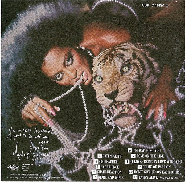 Diana Ross : Eaten Alive (CD, Album, RP)