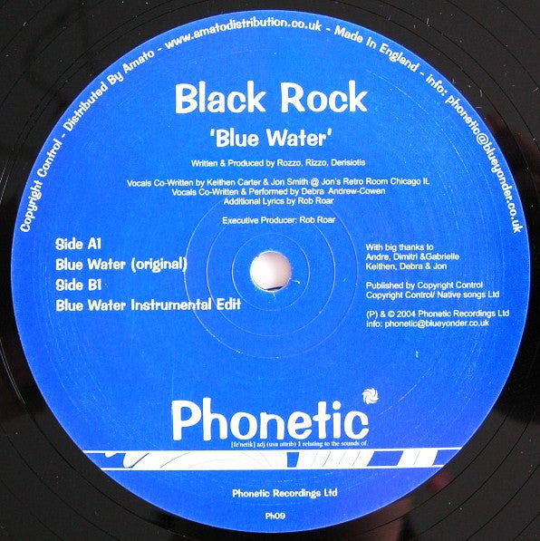 Black Rock : Blue Water (12")