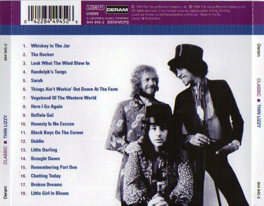 Thin Lizzy : Classic Thin Lizzy (CD, Comp, RE, RM)