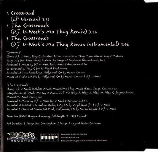 Bone Thugs-N-Harmony : Crossroads (CD, Maxi)