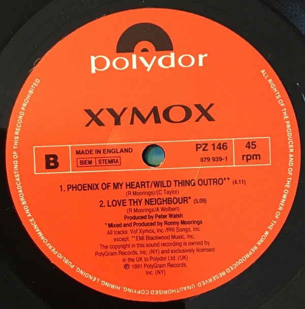 Xymox : Phoenix Of My Heart (12")