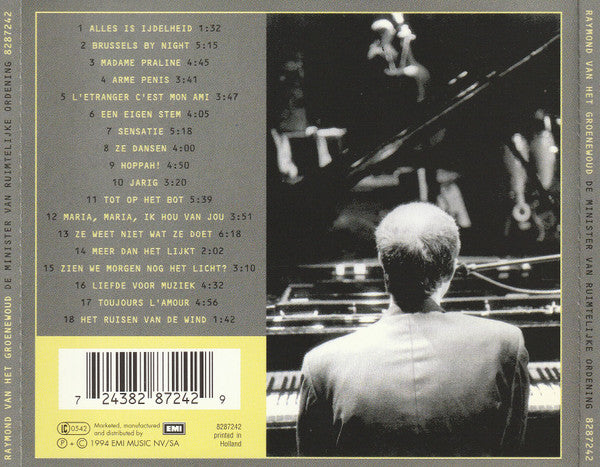 Raymond van het Groenewoud : De Minister Van Ruimtelijke Ordening (CD, Album)