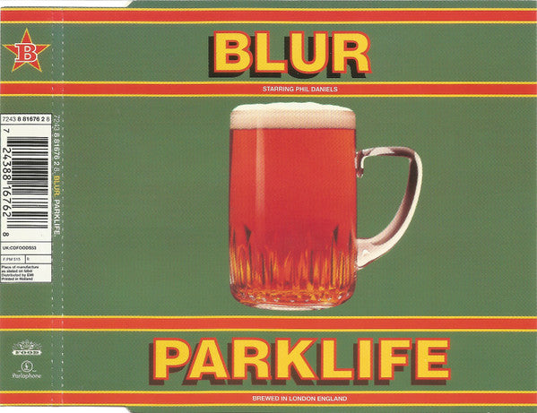 Blur Starring Phil Daniels : Parklife (CD, Single)