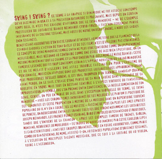 Tony Gatlif : Swing - Bande Originale Du Film (CD, Album)