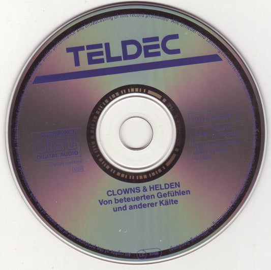 Clowns & Helden : Von Beteuerten Gefühlen Und Anderer Kälte (CD, Album, RE)