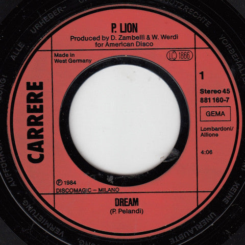 P. Lion : Dream (7", Single)
