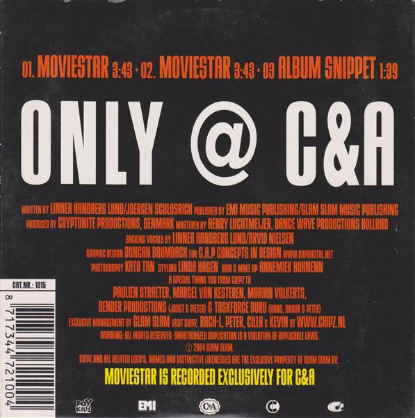 Ch!pz : Moviestar (CD, Single)