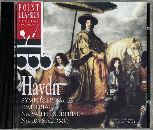 Joseph Haydn - Musici Di San Marco / Alberto Lizzio : Symphony No. 53 L´Imperiale, Nº 94 The Surprise, Nº 104 Salomo  (CD, Album)