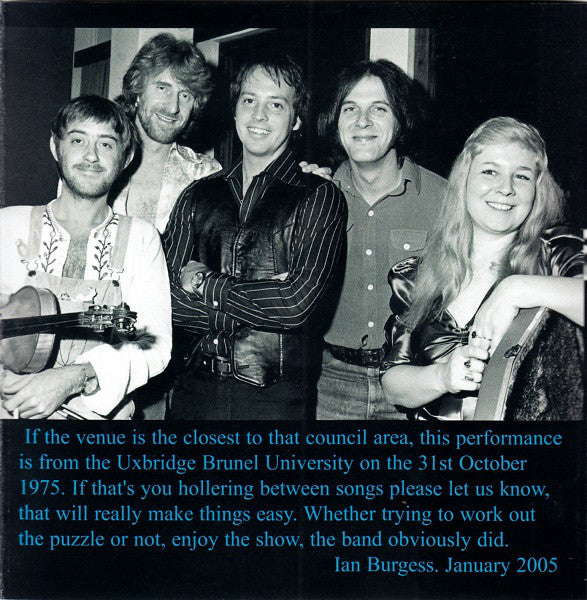 Fairport Convention : Who Knows? (1975 The Woodworm Archives - Vol. One) (CD, Album)