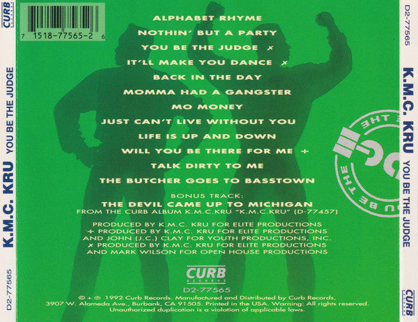 K.M.C. Kru : You Be The Judge (CD, Album)