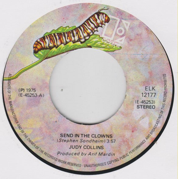 Judy Collins : Send In The Clowns (7", Single)
