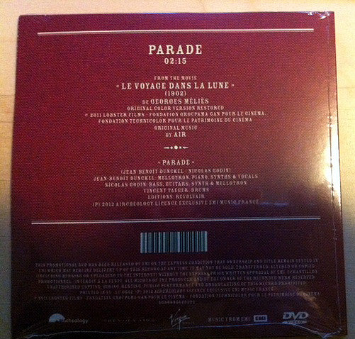 Air : Parade (DVD-V, Promo, Car)