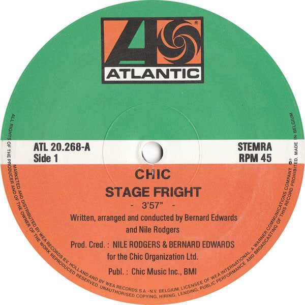 Chic : Stage Fright (12", Maxi)