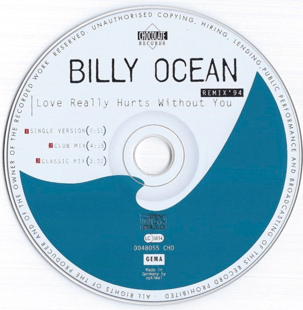 Billy Ocean : Love Really Hurts Without You (Remix '94) (CD, Maxi)