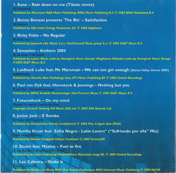 Various : TMF Megadance (CD, Comp)
