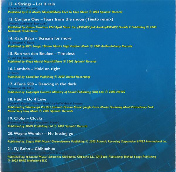 Various : TMF Megadance (CD, Comp)