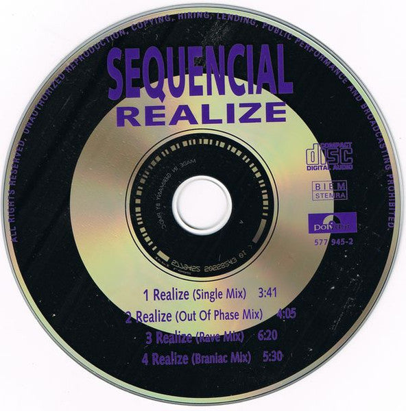Sequencial : Realize (CD, Maxi)