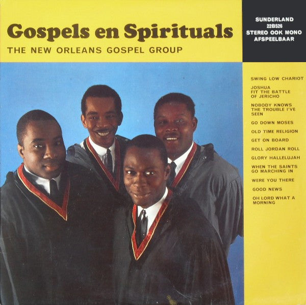 The New Orleans Gospel Group : Gospels En Spirituals (LP, Album)