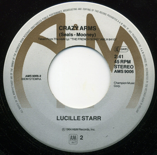 Lucille Starr : The French Song / Crazy Arms (7", Single, RE)