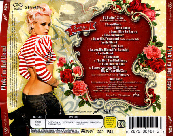 P!NK : I'm Not Dead (Hybrid, DualDisc, Album, PAL)