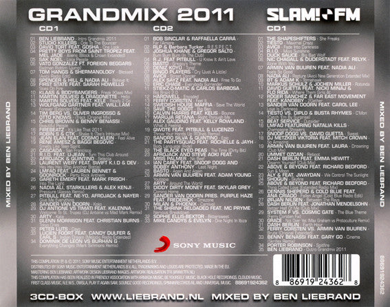Ben Liebrand : Grandmix 2011 (3xCD, Comp, Mixed)