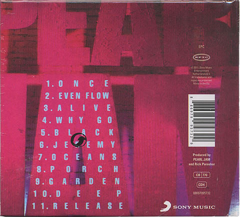 Pearl Jam : Ten (CD, Album, Ltd, RE)