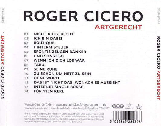 Roger Cicero : Artgerecht (CD, Album)