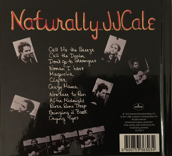 J.J. Cale : Naturally (CD, Album, RE)