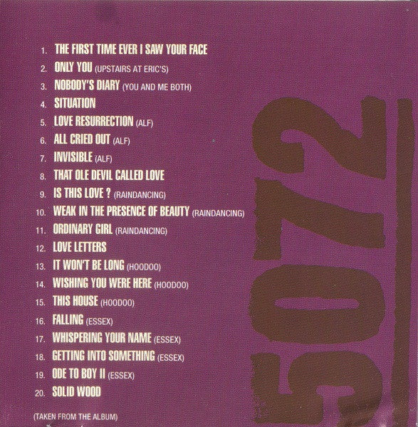 Alison Moyet : Singles (CD, Comp, SME)
