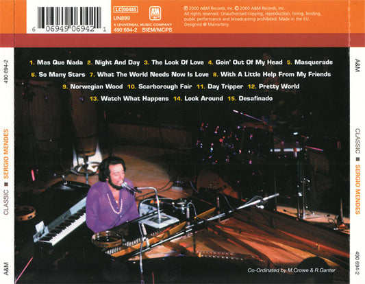 Sérgio Mendes : Classic Sergio Mendes (CD, Comp, RM)