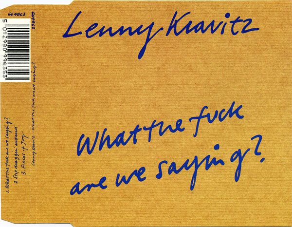 Lenny Kravitz : What The Fuck Are We Saying? (CD, Single)